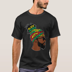 Camiseta Padre Negro Rey Orgullo Africano Día Del Padre His