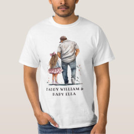 Camiseta Padre negro y bonos de la hija (14)