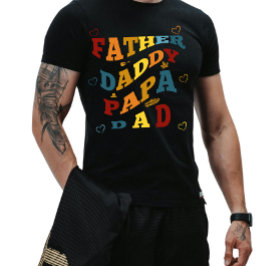 Camiseta Padre Occidente retro, papá, papá, papá