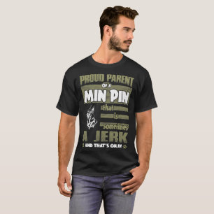 Camiseta Padre orgulloso del tirón del Pin del minuto a