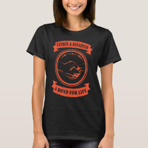 Camiseta Padre Orgulloso Y Hija Un Bono Para La Vida.
