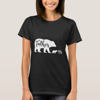Camiseta Padre Oso Autismo Concienciación Amor Apoyo Famili