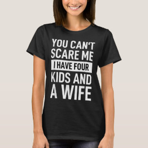 Camiseta Padre Papá Divertido Que No Me Puede Haber Cuatro