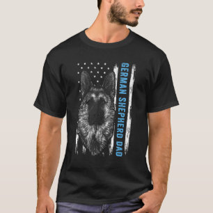 Camiseta Padre Pastor Alemán Para Hombres Padre De Perro Ba