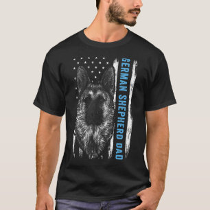 Camiseta Padre Pastor Alemán Para Hombres Padre De Perro Ba