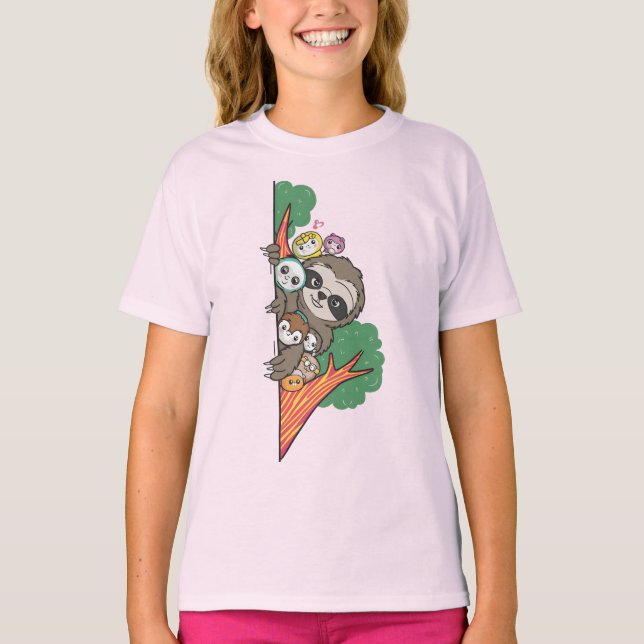 Camiseta Padre perezoso (Anverso)