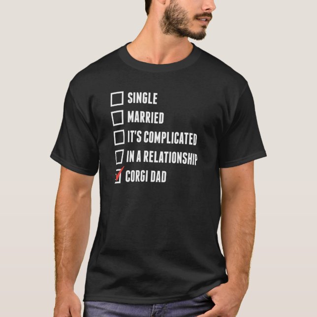 Camiseta Padre Perro Corgi (Anverso)