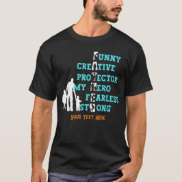 Camiseta Padre personalizado significa Día del Padre Oscuro