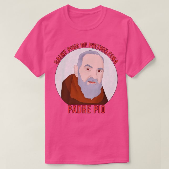 Camiseta Padre Pío 3 (Diseño del anverso)