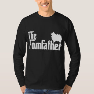 Camiseta Padre Pomeraniano Divertido Papá El Pom Padre Perr