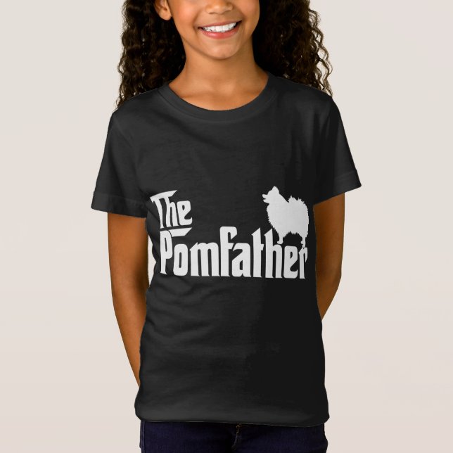 Camiseta Padre Pomeraniano Divertido Papá El Pom Padre Perr (Anverso)