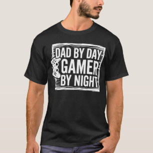 Camiseta Padre por Día Gamer por la Noche - Divert
