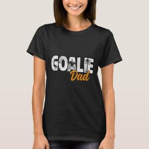 Camiseta Padre portero de hockey sobre hielo de un padre po