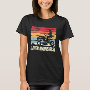 Camiseta Padre priva a mejor jardinero cuidado de hierba pa