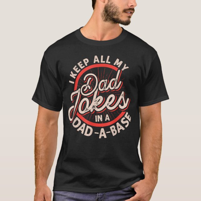 Camiseta Padre Programador Padre Friki de la Base de Datos (Anverso)
