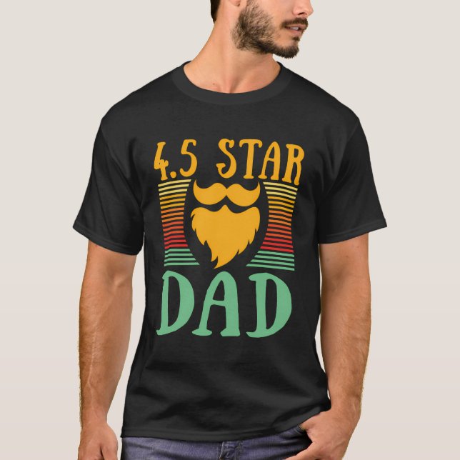 Camiseta Padre protector de papá conservador de Star Dad (Anverso)