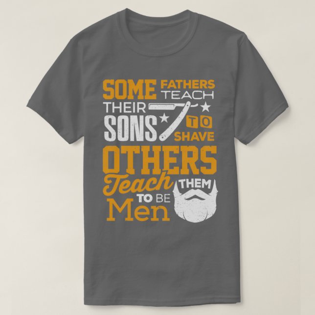 Camiseta Padre Regalo Algunos Padres Enseñan A Hijo Que Otr (Diseño del anverso)