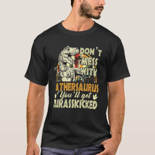 Camiseta Padre retro macho Rex Saurus Día del Padre Christm