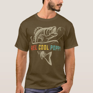 Camiseta Padre Retro Retro Retro Retro de la Pesca Real Ree