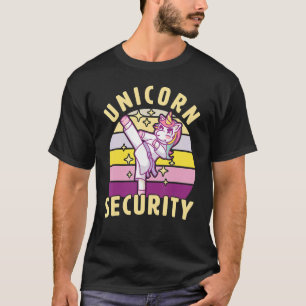 Camiseta Padre Seguridad Unicornio Madre Hija Disfraz de Ha