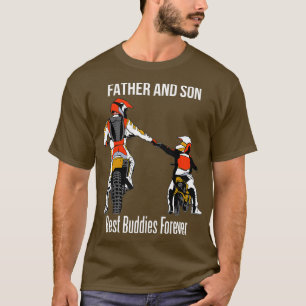 Camiseta Padre Son Motocross Enduro Dirt Bike Gift