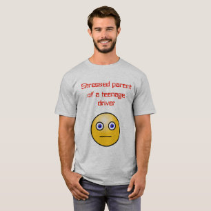 Camiseta Padre subrayado de un conductor adolescente