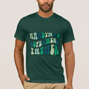 Camiseta Padre Superhéroe de la Mano de Obra