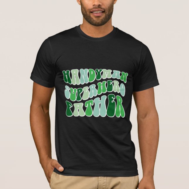 Camiseta Padre Superhéroe Manitas (Anverso)