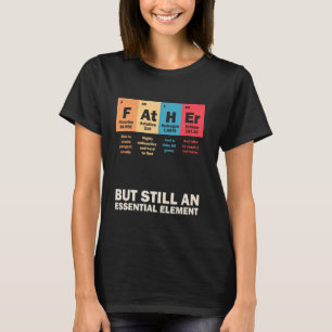 Camiseta Padre Tabla Periódica Química Elementos Ciencia V