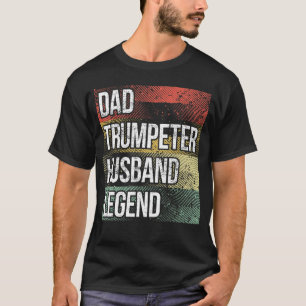 Camiseta Padre Trumpet Jugador papá Trumpeter Esposo Trumpe