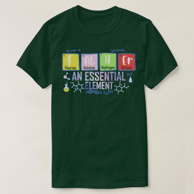 Camiseta Padre Un Elemento (Diseño del anverso)