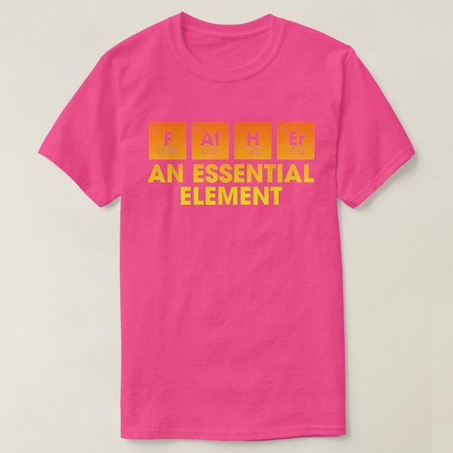 Camiseta Padre Un Elemento Esencial Funny Período Padres D (Diseño del anverso)