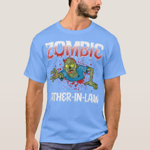 Camiseta Padre Zombie con suegros Padre que coincide con la