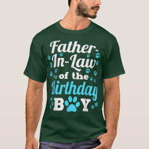 Camiseta PadreEnDerecho Del Niño De Cumpleaños Perro Paw Fi