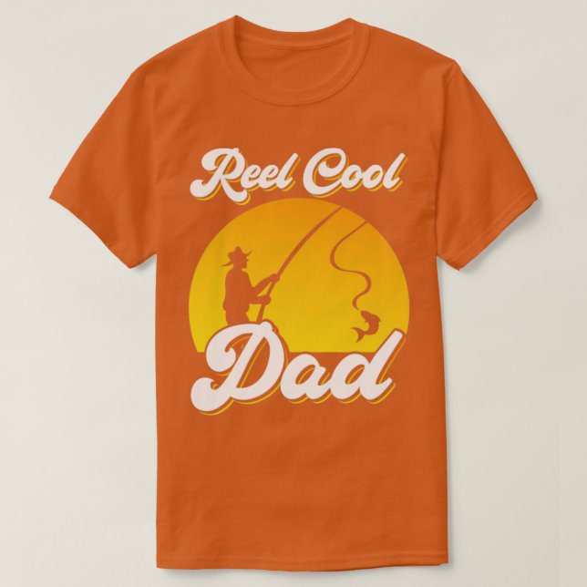 Camiseta Padres Day Fish Funny Fisher Dad (Diseño del anverso)