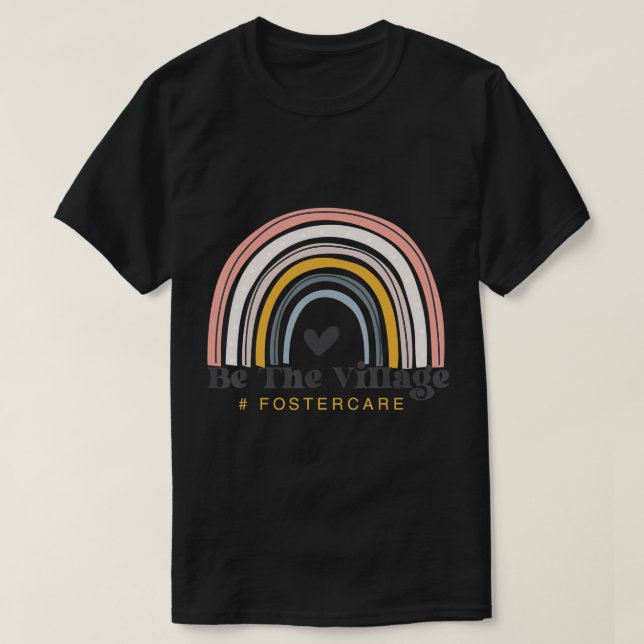 Camiseta Padres De Cuidado De Padres Sean La Adopción Del A (Diseño del anverso)