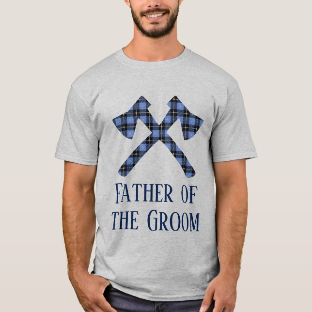 Camiseta Padres de la plaga de la doble cruz de Groom (Anverso)