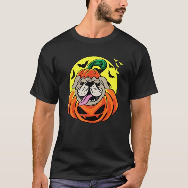 Camiseta Padres de perros de calabaza (Anverso)