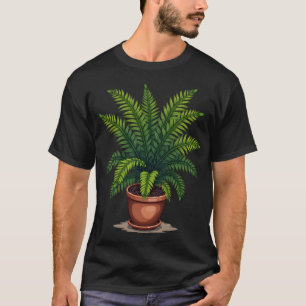 Camiseta Padres de Plantas Amante de Helechos Botánico