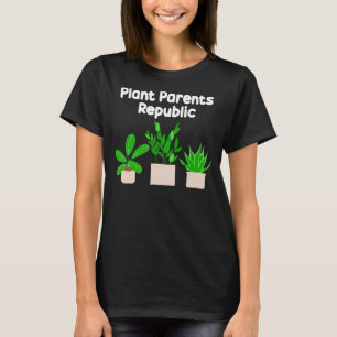 Camiseta Padres de Plantas República Naturaleza Lover Garde