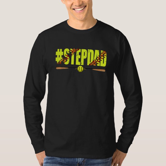 Camiseta Padres De Softball Estrella De Softball (Anverso)