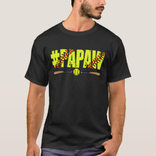 Camiseta Padres de Softball Papaw con problemas de Softball