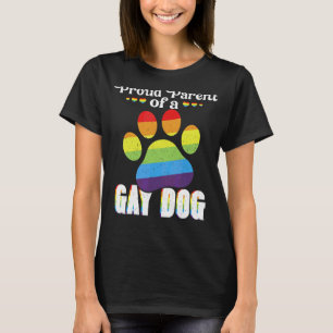 Camiseta Padres De Un Perro Gay Lgbtq Perro Del Orgullo Arc