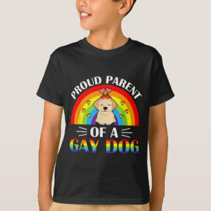 Camiseta Padres De Un Perro Gay Orgullo Arcoíris Lgbtq