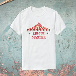 Camiseta Padres del partido temático "Circus Master Birthda