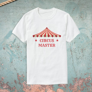 Camiseta Padres del partido temático "Circus Master Birthda