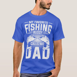 Camiseta Padres Día de papá Angle Fish Funny Pescador