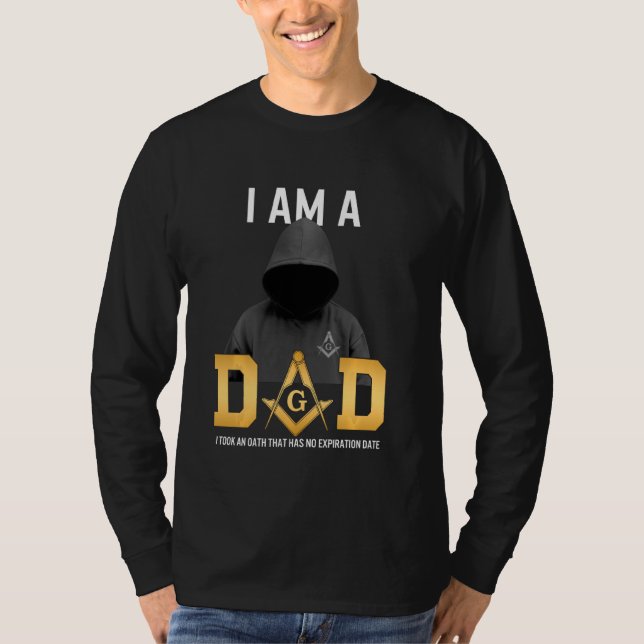 Camiseta Padres Día del Padre Masónico Juramento Freemason  (Anverso)