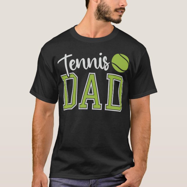 Camiseta Padres Día del Tenis Papá Tenis Lover Papá Babá ce (Anverso)