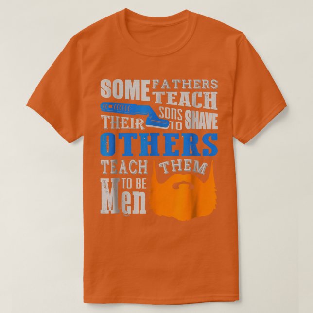 Camiseta Padres Día Padres Hijos Divertidos Shave Bebe T (Diseño del anverso)